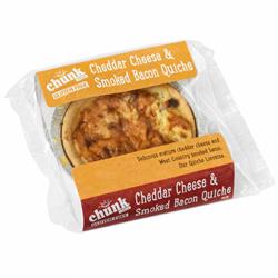 Chunk Gluten Free Smoked Bacon and Mature Cheddar Quiche 160g