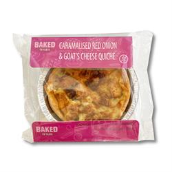 Chunk Caramalised Red Onion & Goats Cheese Quiche 165g