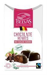 Belvas No Added Sugar Choc Hearts (100g)