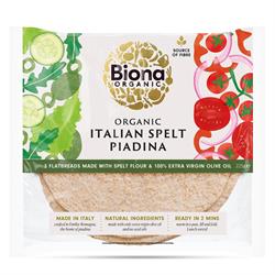 Biona Biona Organic Italian Spelt Piadina Flatbread 225g