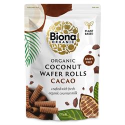Biona Organic Biona Coconut Wafer Rolls Cacao