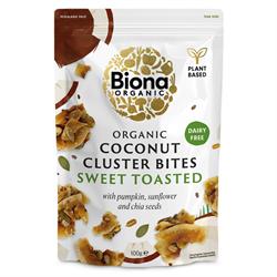 Biona Biona Coconut Cluster Bites Sweet Toasted Organic 100g