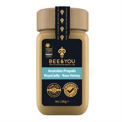 Bee and You Bee&You Anatolian Propolis Royal Jelly Raw Honey Mix 190 g