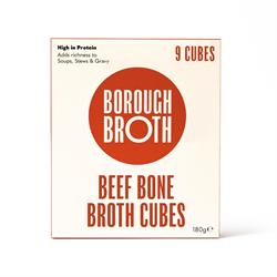 Borough Broth Organic Frozen Beef Bone Broth Cubes 9 servings 180g