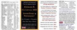 BioTech Life Sciences Energise-X Feel Limitless Max Energy No Fatigue 90 caps NMN +Vits