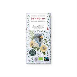 Bennetto Bennetto Organic Creamy Classic Vegan Chocolate Bar 75g