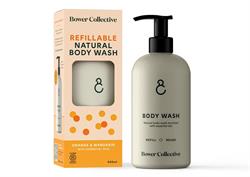 Bower Collective Starter Pack - Body Wash - Orange & Mandarin 400ml