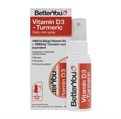 BetterYou BetterYou Turmeric + Vitamin D3 Oral Spray - Apricot Flavour