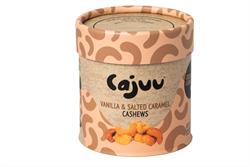 Cajuu Vanilla and Salted Caramel Cashew Nuts Tube 100g