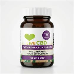 Love CBD Love CBD Entourage 600mg Capsules