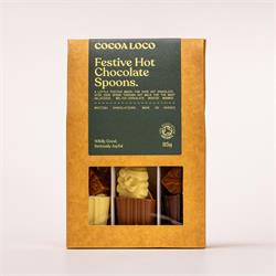 Cocoa Loco Cocoa Loco Organic Hot Chocolate Spoon Gift Set 115g