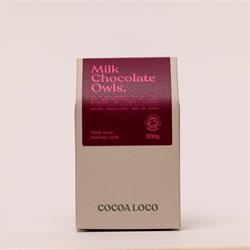 Cocoa Loco Cocoa Loco Organic Milk Chocolate Owls 100g