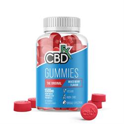 CBDfx CBDfx Mixed Berry Gummies (60ct / 1500mg CBD Per Bottle)