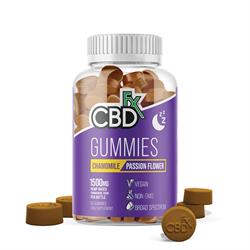 CBDfx CBDfx Sleep Gummies (60ct / 1500mg CBD Per Bottle)
