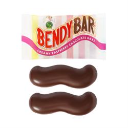 Catherine's Originals Bendy Bar - Twin Pack Vegan Chocolate Bars Creamy Raspberry 50g