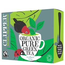 Clipper Clipper Fairtrade Organic Pure Green 80 Tea bags