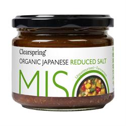 Clearspring Organic Japanese Reduced Salt Miso Jar (unpasteurised) 270g