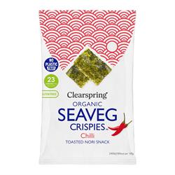 Cls Chilli Clearspring Organic Seaveg Crispies Chilli 4g (TRAYLESS) – feel marvellous