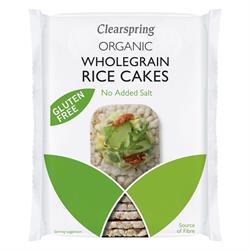 Clearspring Org Thin Rice Cakes No Added Salt 130g