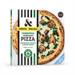 Crosta Mollica Pizza Fiorentina - Mushroom Spicy Spinach & Garlic Sauce 355g