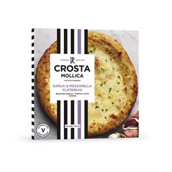 Crosta Mollica Garlic & Mozzarella Flatbread - Garlic Fior di Latte Chives 229g