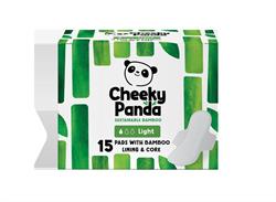 Cheeky Panda Biodegradable bamboo liner and core light pads