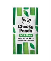 Cheeky Panda 8 packs of 100% bamboo pocket tissue; 10 tissues per pack