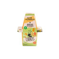 DANDS Fresh Olive Hummus & Breadsticks Snack 110g