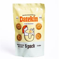 Datekin Datekin Wheat & Bran Date Filled Cakes Multipack 5x18g