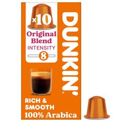 Dunkin Dunkin Nespresso Compatible Capsules Original Blend 10 capsules