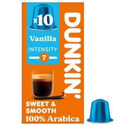 Dunkin Dunkin Nespresso Compatible Capsules Vanilla 10 capsules