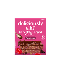 Deliciously Ella FREE Deliciously Ella Raspberry Choc Topped Oat Bar MPK 3 x 50g