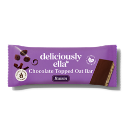 Deliciously Ella FREE Deliciously Ella Raisin Chocolate Topped Oat Bar 50g