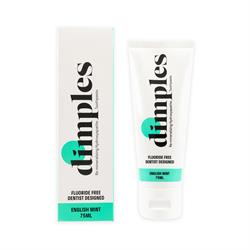 Dimples Dimples Fluoride Free Dentist Designed Toothpaste Mint 75ml