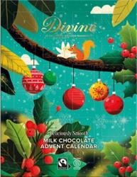 Divine Chocolate Fairtrade Milk Chocolate Advent Calendar 85g