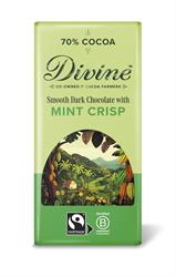 Divine Chocolate Mint Dark Chocolate 90g
