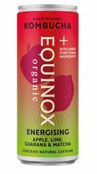Equinox Kombucha Equinox+ Organic Apple & Lime Energising Kombucha 250ml can