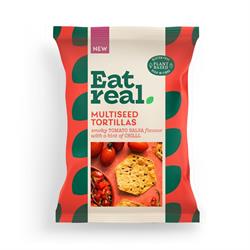 Eat Real FREEl Multiseed Tortilla Smoky Paprika Salsa Chips 160g
