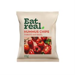 Eat Real Eat Real Hummus Chips Tomato & Basil 22g