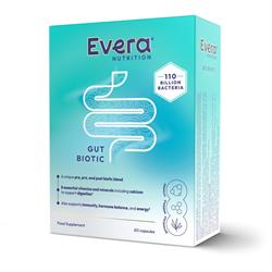 Evera Nutrition Evera Nutrition Gut Biotic 60 Capsules Vegetarian Supplement