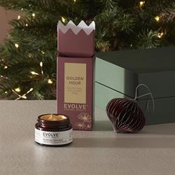 Evolve Organic Beauty Evolve Golden Hour Christmas Cracker Gift (gold mask)