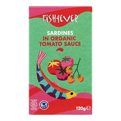 Fish4Ever Fish4Ever Sardines in Organic Tomato Sauce 120g
