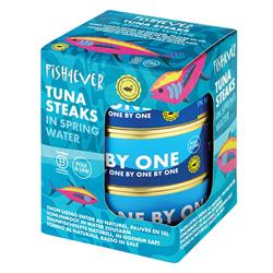 Fish4Ever Azores Skipjack Tuna Steaks in Spring Water Triple Pack 3 x 160g