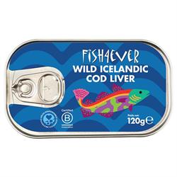 Fish4Ever Fish4Ever Wild Icelandic Cod Liver 120g