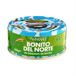Fish4Ever Fish4Ever Bonito del Norte White Tuna in Organic Olive Oil 160g