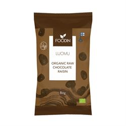 Foodin Organic Raw Chocolate Raisins 80G
