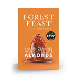 Forest Feast Salted Caramel Milk Chocolate Almonds Gift Cube 140g
