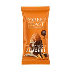 Forest Feast Forest Feast Valencia Orange Milk Chocolate Almonds 40g