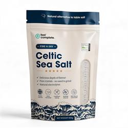 Feel Complete Organic Approved Celtic Sea Salt Fine & Dry Lab Tested 800g