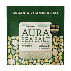 Feel Complete (Aura Sea Salt) Organic Wild Garlic Vitamin D Celtic Salt 80g